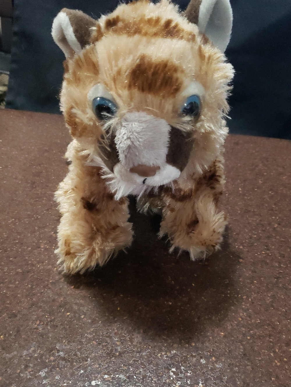 Wild Republic Baby Cougar Cub Plush 8" Brown with Blue Eyes